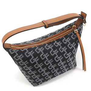 Bolso de Hombro de Mezclilla para Mujer, Bolso Tipo Hobo de Moda, Bolso con Cierre y Patrón, Bolso de Hombro Casual para Uso Diario - Product Image 5