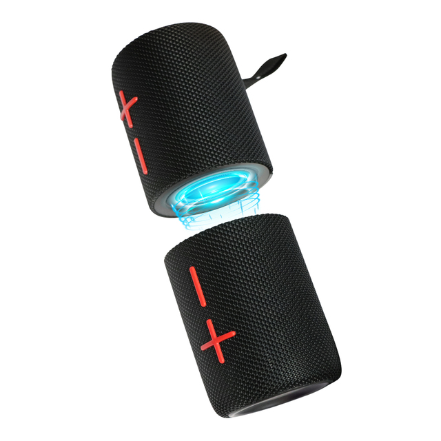 S11 2 in 1 Magnetic Dual Split Wireless Speaker, IPX6 Waterproof Portable with RGB Lights, TWS Pairing for Outdoor and Home Use