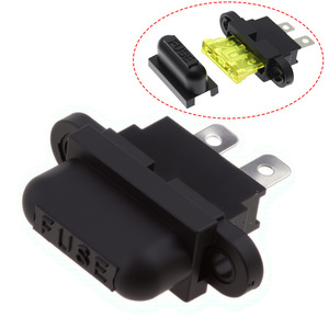 Portafusibles para Auto, Tamaño Mediano, Base de Fusible de Plástico con Cubierta para Uso Automotriz - Product Image 1