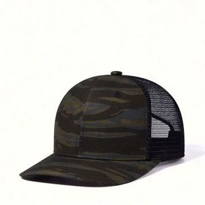 หมวกแก๊ปทรง Trucker รุ่น 1028 แบบขายส่ง ปรับแต่งได้ พร้อมป้ายโลโก้แบบนูน/พิมพ์ดิจิทัล ตาข่ายแบบกำหนดเอง สำหรับกิจกรรมกลางแจ้ง ปั่นจักรยาน ตกปลา เหมาะสำหรับทุกเพศ - Product Image 5