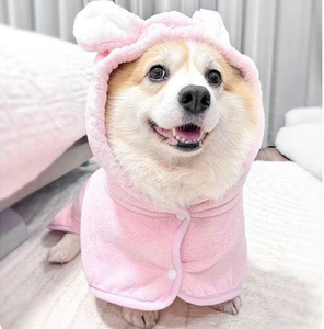 <b>Pet</b> Bathrobe Dog quick Drying Absorbent Coral Fleece Towel Hooded Cat <b>Cleaning</b> <b>Bath</b> Towel <b>Pet</b> Supplies <b>Bath</b> Towel - Product Image 3