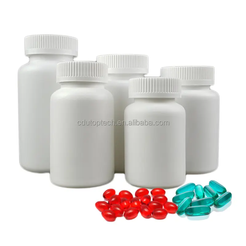 Garrafas De Comprimido De Plástico 10ml-300ml HDPE/PET Farmacêutica Cápsula Garrafa Medicina Suplemento Vitamínico Garrafa Recipiente