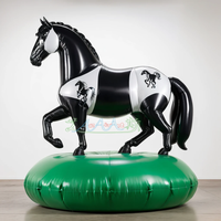Cheval géant gonflable | Modèle animal personnalisé avec base pour fête extérieure, décoration d'événement, publicité et exposition