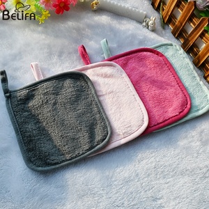 Chiffon <span class=keywords><strong>de</strong></span> maquillage en microfibre pour femmes 100% tissus en microfibre serviette <span class=keywords><strong>de</strong></span> visage corail polaire microfibre serviette démaquillante - Product Image 6