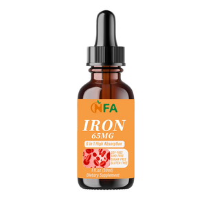 Gotas Líquidas de Hierro Complejo Sin Soya y Sin Gluten para el Alivio de la Fatiga, Saludable para Piel, Cabello y Uñas, Venta al Por Mayor - Product Image 1