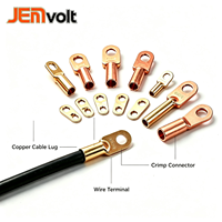 Borne de câble annulaire en aluminium et cuivre de type SC, plaquée étain, pour barre omnibus de protection contre la foudre haute tension, marque JEMA