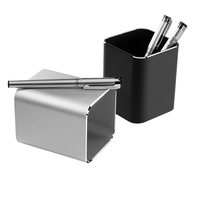 Direkt verkauf CNC-Bearbeitung Schreibwaren gehäuse CNC-Hersteller kunden spezifisches Stift halter teil Sandstrahl-Eloxieren Stationer-Metallteile