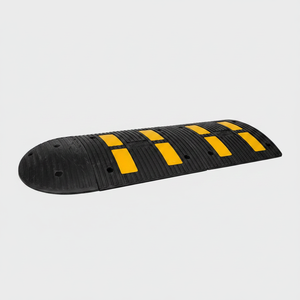 ECO 4-Band Speed Bump 9.5 Meter Set of Road <b>Safety</b> Humps Recycled Rubber Material for <b>Roadway</b> Application - Product Image 4
