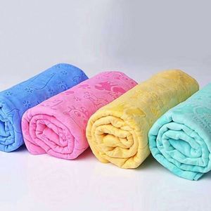 Serviette pour animaux de compagnie confortable, portable, grande, en PVA, écologique, à séchage rapide, très absorbante, imprimée par transfert thermique, pour le séchage des voitures - Product Image 1