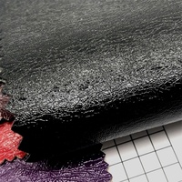 Tissu en cuir verni vinyle, tissu de styliste en cuir