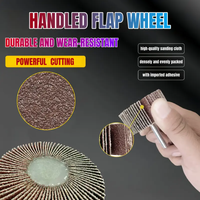OEM 80 grain dureté moyenne 2x1 pouce tige 6mm monté meule à lamelles abrasive échantillon gratuit élimination de la rouille ébavurage outil de polissage