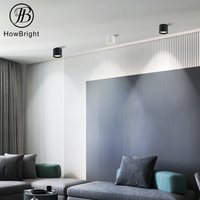 Plafonnier LED GX53 en aluminium au design simple et moderne, à économie d'énergie, IP20, montage en surface pour salon