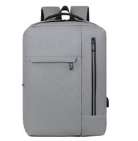 Sac à dos PC étanche grande capacité avec port de chargement USB personnalisé, sacoche pour ordinateur portable