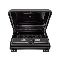 Boîte de rangement latérale noire brillante compatible avec LR Defender 110 90 130 2020-2026