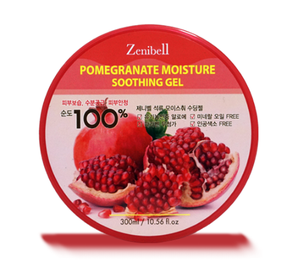 Gel Humectante y Calmante de Granada Coreana Zenibell 300ml, Cuidado Natural de la Piel para Mujeres, Todo Tipo de Piel, Menos Pegajoso, Nutritivo - Product Image 1