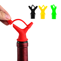 Bouchons de bouteille de vin, 10 pièces, Support de commande, bec verseur de liqueur, bec d'huile d'olive, verseur et bouchon en Silicone