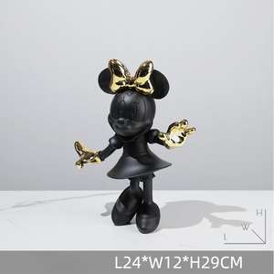 Figurine d'action <span class=keywords><strong>Mickey</strong></span> <span class=keywords><strong>Mouse</strong></span> en résine, faite à la main et peinte à la main, modèle de collection, cadeau décoratif - Product Image 5