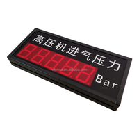 Pantalla industrial profesional WHMX de 7 segmentos, pantalla de 2 dígitos de 5 pulgadas con protocolo Modbus-RTU/ASCII/TCP