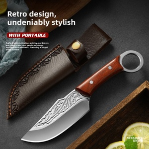 Flame HK OEM Customizable DIY Multi-Functional Stainless Steel Garden Knife Wooden Handle <b>Clip</b> Point 8mm SS224 1 Year Warranty - Product Image 4