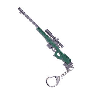 พวงกุญแจปืน 98k AWM รูปทรง 3 มิติ วัสดุ PU และโลหะผสมสังกะสี ขายส่ง - Product Image 5