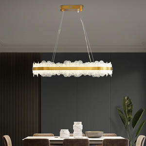 Wholesale European Classical Simple Crystal Chandelier <b>Round</b> <b>Glass</b> Pendant Light for <b>Dining</b> <b>Table</b> - Product Image 3