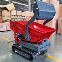 Verstellbares Hebesystem Mini-Raupendumper mit Flexibler Schaufelhöhe Passend zu Lagercontainern