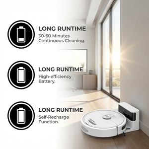New Arrival Smart <b>Robot</b> Vacuum for Daily Floor Care 3 in 1 Vacuum <b>Cleaner</b> Wet and Dry Low Noise - Product Image 5