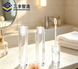 หลอดลิปกลอสแบบใสขุ่น ขนาด 4.5 มล. คุณภาพสูง สีตามสั่ง หลอดพลาสติกเปล่าสำหรับใส่ลิปบาล์ม สำหรับอุปกรณ์แต่งหน้า - Product Image 6