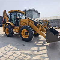 Traktor Loader Backhoe Murah Buatan China, Wheel Loader 4x4, Loader 4WD, Backhoe Loader Bersertifikasi CE