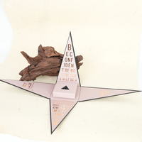 Benutzer definierte Pyramide Magnetische Geschenk box mit Einsatz Luxus starre Verpackung für Schmuck, Parfüm und kleine Geschenke