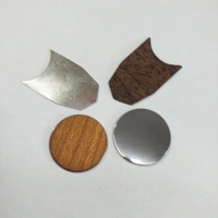 Logo laser de haute qualité Marqueur de balle en bois personnalisé Clip de chapeau Accessoires de golf