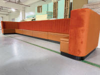 Hendry Stand Sushi Restaurant Leder Stand Sitz Cafeteria Sitz Sofa Tisch und Stuhl Möbel Sofa Samt Stiefel
