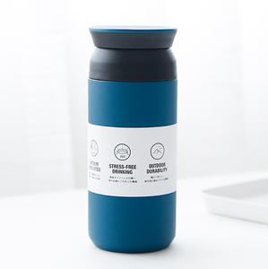 2025 Neuheiten 350ml/500ml Doppelwandige Edelstahl-Thermoskanne Prägnante Vakuum flasche mit Deckel - Product Image 3
