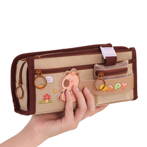 Custodie per matite all'ingrosso che possono contenere matite 100 possono essere personalizzate per modellare gli studenti borse speciali da cancelleria con cerniera - Product Image 5