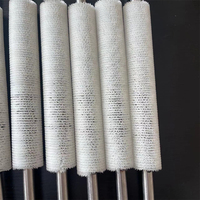 Rouleau de brosse en nylon industriel, brosse de nettoyage cylindrique, diamètre et longueur des poils personnalisés