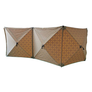 Pantalla de privacidad plegable para exteriores con estampado de Oriente Medio para acampar, picnic, barbacoa, tela Oxford, uso en todas las estaciones - Product Image 1