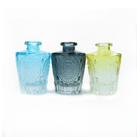 50ml 80ml 200ml diffuseur de roseau bouteille en verre bouteille d'huile de parfum bâtons de parfum bouteille de diffuseur noir pour parfum à la maison