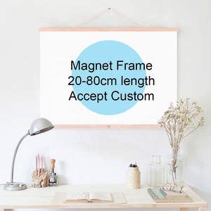 Móc Treo Áp Phích Gỗ Từ Tính Bán Chạy Để Cào Bản Đồ Thế Giới - Product Image 3