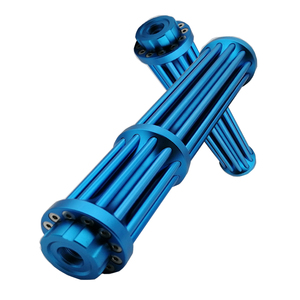 Bolígrafo puntero de linterna láser azul de 450nm recargable dorado extendido de gama alta - Product Image 4