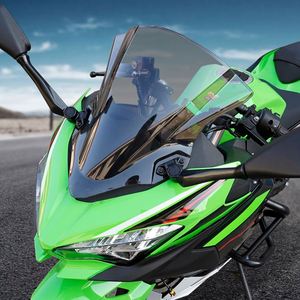 Pare-brise gris clair Yongjin pour <span class=keywords><strong>Kawasaki</strong></span> <span class=keywords><strong>Ninja</strong></span> 400 EX400 <span class=keywords><strong>Ninja</strong></span> 250, déflecteurs de vent avant pour moto Ninja400 - Product Image 5