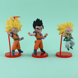 6 pc/ensemble DBZ figurine d'action ensemble créatif Anime Super Saiyan oeuf Capsule Figure jouets dessin animé Vegeta <span class=keywords><strong>Goku</strong></span> PVC Figure modèle - Product Image 5