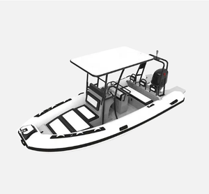 <span class=keywords><strong>Bateau</strong></span> <span class=keywords><strong>de</strong></span> <span class=keywords><strong>plaisance</strong></span> à console centrale Luxury Ocean Master Rib Aluminium Patrol 580 <span class=keywords><strong>de</strong></span> 19 pieds avec moteur hors-bord - Product Image 4