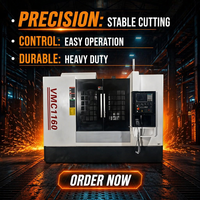 Máquina Fresadora CNC VMC1160 con Certificación CE, Alta Precisión, Estable, Automatizada, Multifuncional, Fácil Operación, Alta Productividad
