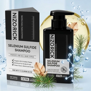 Shampoo antipelliculaire OEM ODM 1% Sulfure de sélénium, nettoyage en profondeur, contrôle du sébum, hydratation, traitement du cuir chevelu - Product Image 1