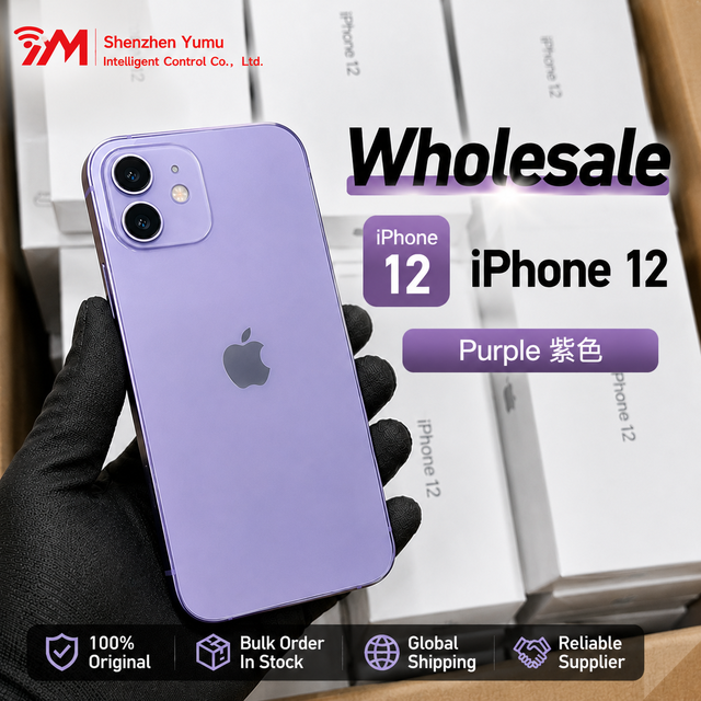 Wholesale 99% Authentic Original Brand Second Hand IPhone13 12 Mini 5G Smartphone 64GB Storage LTE Cellular for CDMA Networks