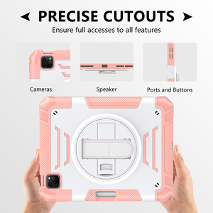 ใหม่มาถึงคาร์บอนไฟเบอร์กันกระแทก 360 หมุนแท็บเล็ตอุปกรณ์เสริมสําหรับ<span class=keywords><strong>iPad</strong></span> Pro 11 นิ้ว 2021 <span class=keywords><strong>Air</strong></span> <span class=keywords><strong>5</strong></span> 2022 กรณี - Product Image 3