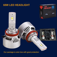 Ampoules de phare LED Canbus pour voiture et moto 65W 6000lm 12V-24V H1 H3 H4 H7 H11 9005 9006