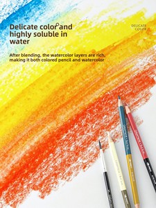 Crayons de couleur solubles dans l'eau <span class=keywords><strong>CARAN</strong></span> <span class=keywords><strong>D</strong></span>'<span class=keywords><strong>ACHE</strong></span> pour la collaboration Paul Smith ED5, pour <span class=keywords><strong>dessin</strong></span> à la main, pinceaux <span class=keywords><strong>d</strong></span>'art professionnels, pour <span class=keywords><strong>d</strong></span>ébutants - Product Image 5