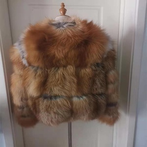 Cappotto in Vera <span class=keywords><strong>Pelliccia</strong></span> di <span class=keywords><strong>Volpe</strong></span> 2019, Giacca Morbida in Vera <span class=keywords><strong>Pelliccia</strong></span> di <span class=keywords><strong>Volpe</strong></span>, Vendita all'Ingrosso - Product Image 3