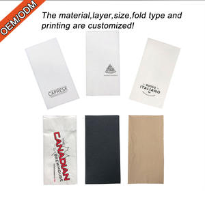 Servilletas de Papel Kraft Reciclado Personalizadas para Almuerzo, 8 Pliegues, Naturales, Suaves, Acolchadas, de 2 Capas, para Restaurante, Boda, Evento, Fiesta - Product Image 3